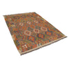Handmade Multi Kilim Geometric 4x7 ft