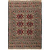 Soumak Kilim Area Rug Handmade White Floral 4x6 ft