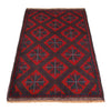 Baluchi Rug Handmade Multi Geometric 3x5 ft