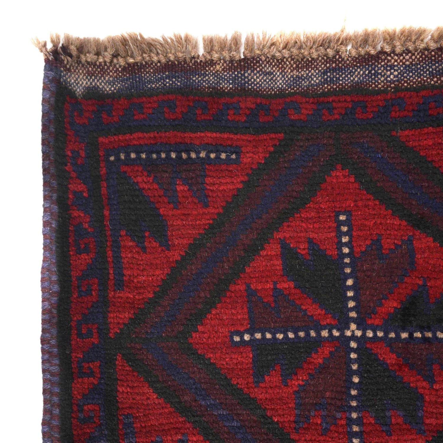 Baluchi Rug Handmade Multi Geometric 3x5 ft
