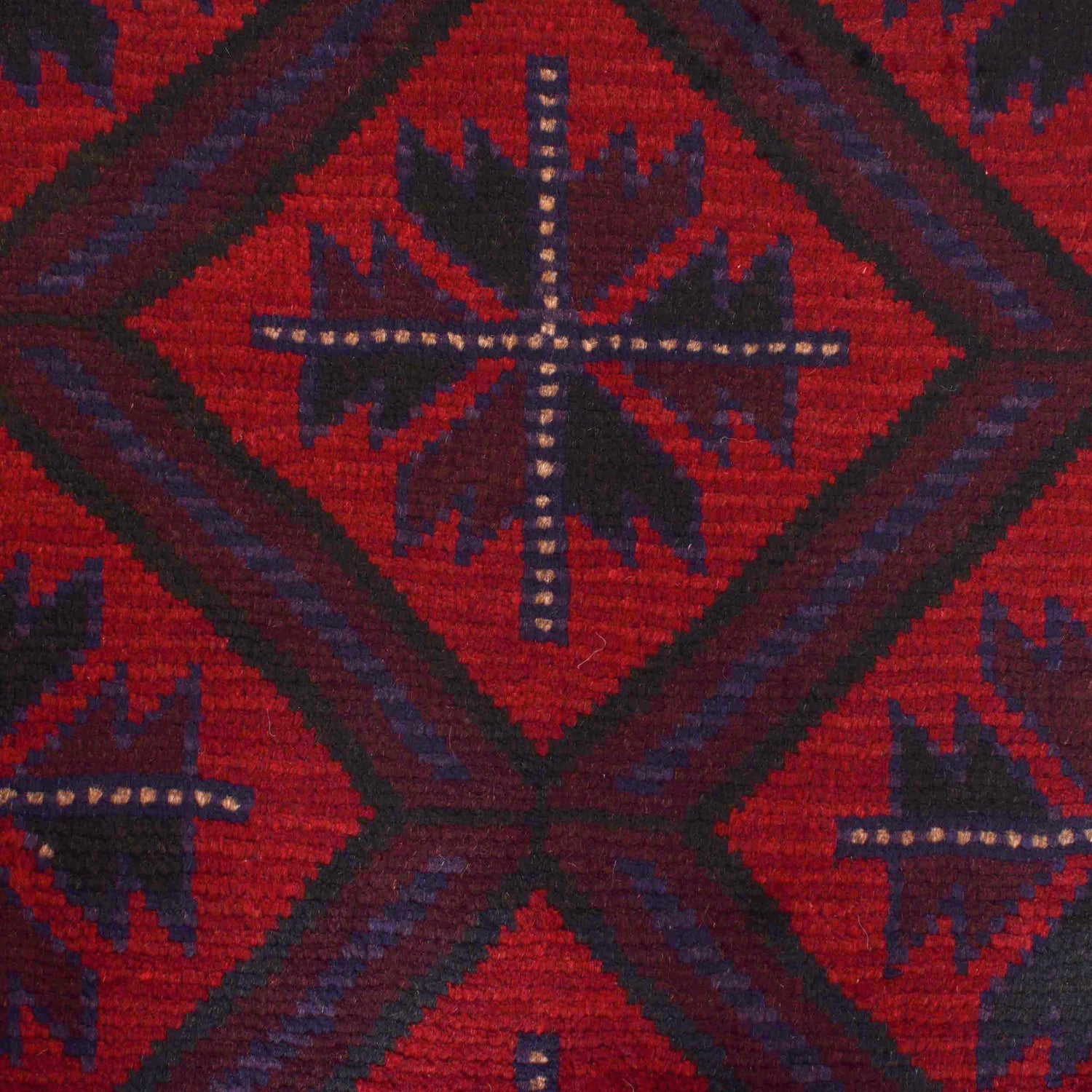 Baluchi Rug Handmade Multi Geometric 3x5 ft