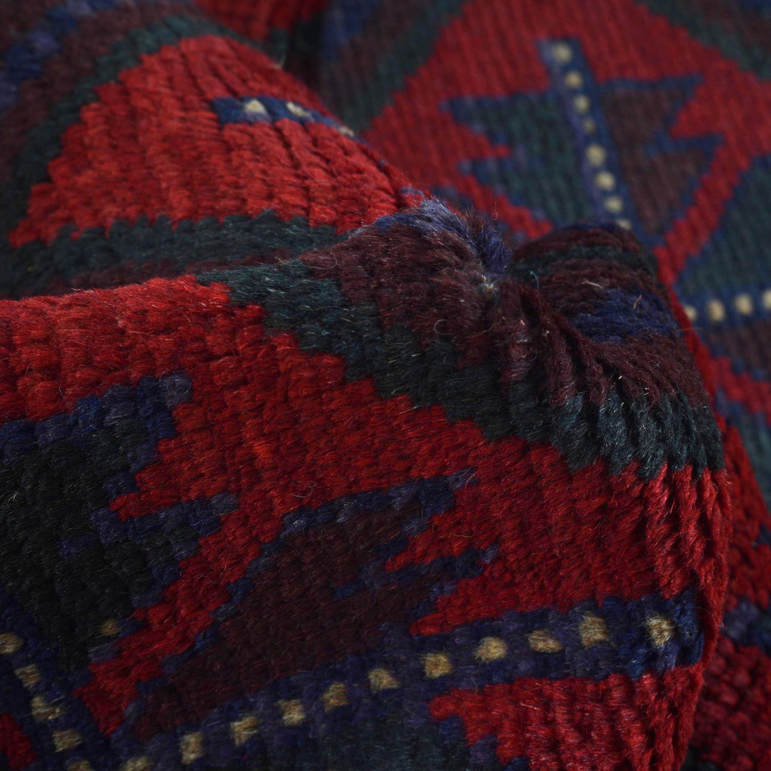 Baluchi Rug Handmade Multi Geometric 3x5 ft