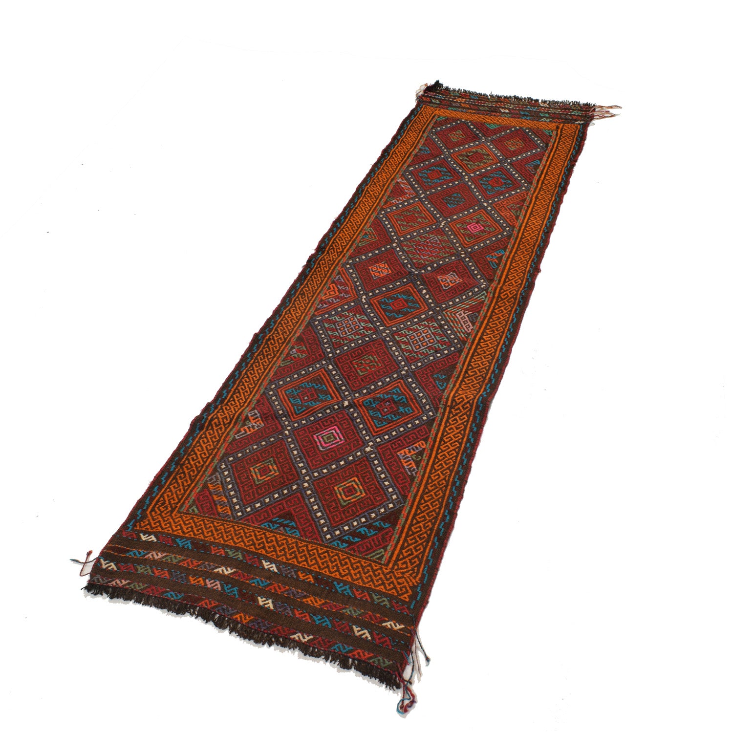 Suzuni Kilim Runner Handmade Multi 6' Runner