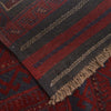 Mashwani Runner Rug Handmade Deep Red Geometric 8' Runner