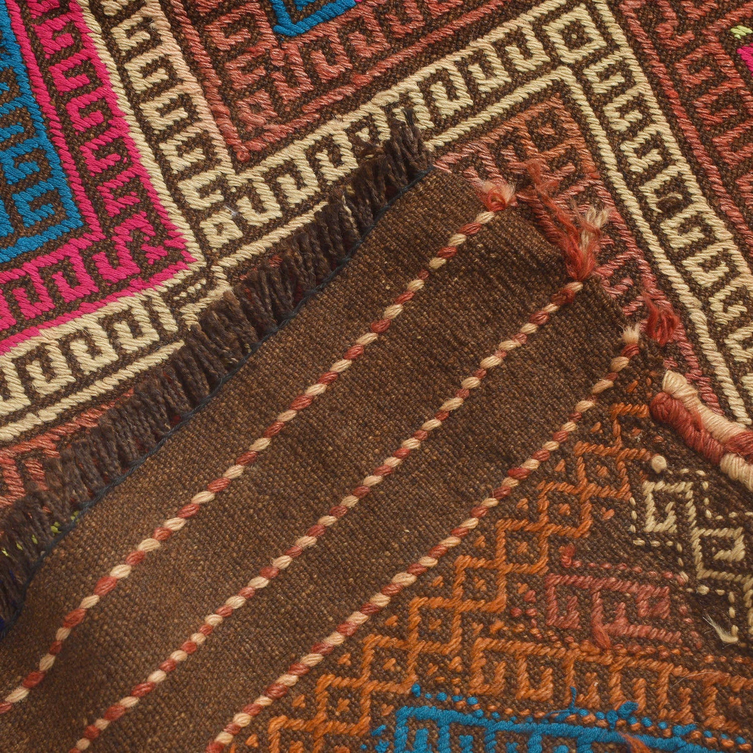 Suzuni Kilim Runner Handmade Multi 10' Runner