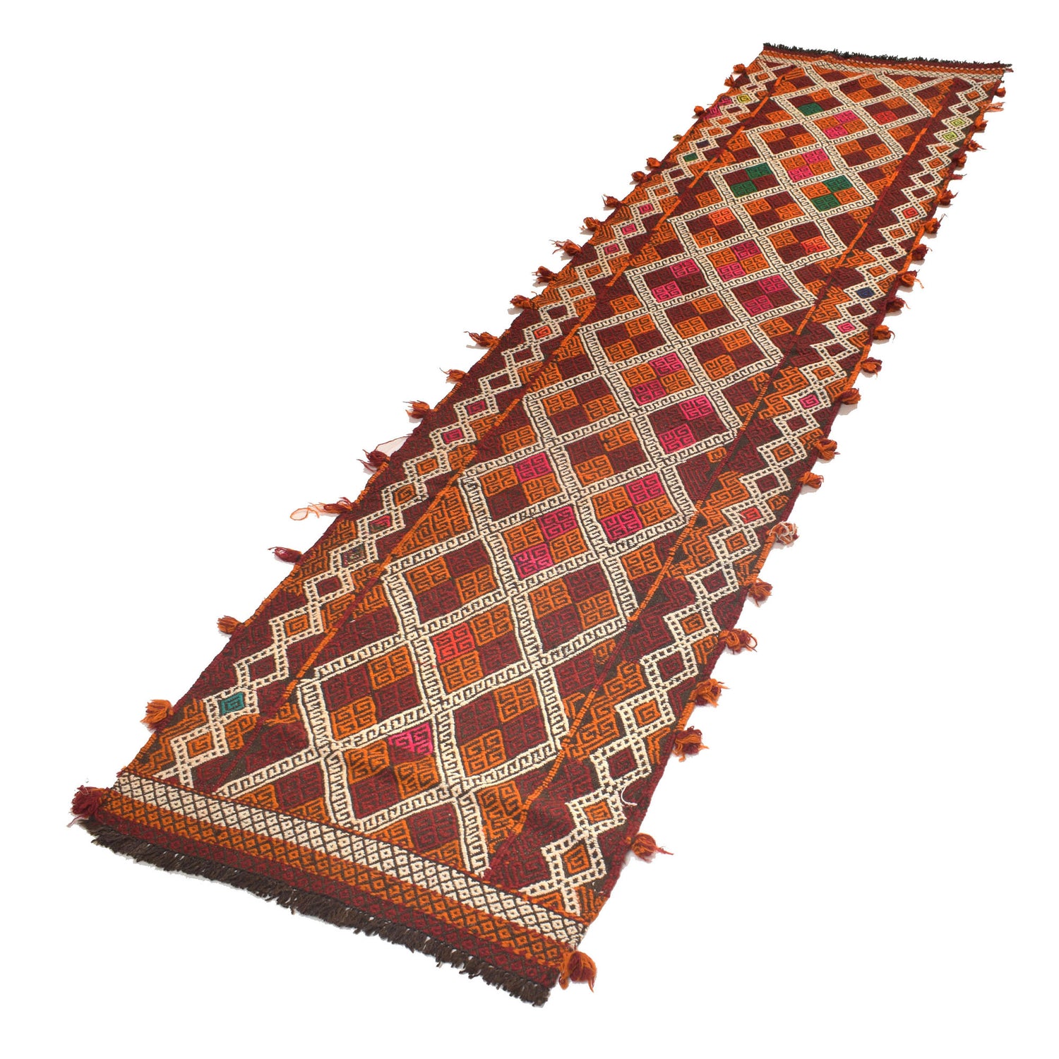 Suzuni Kilim Runner Handmade Multi 10' Runner