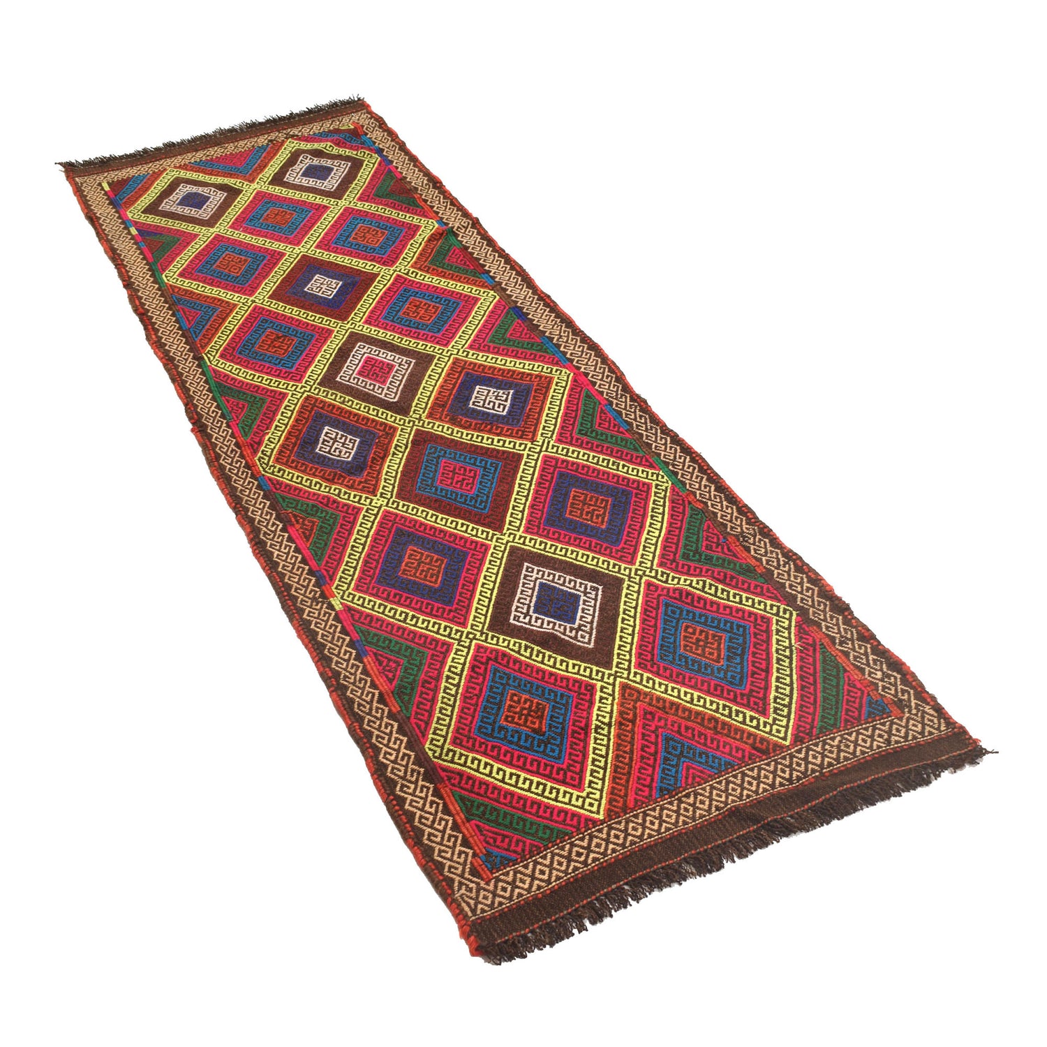 Suzuni Kilim Runner Handmade Multi 6' Runner