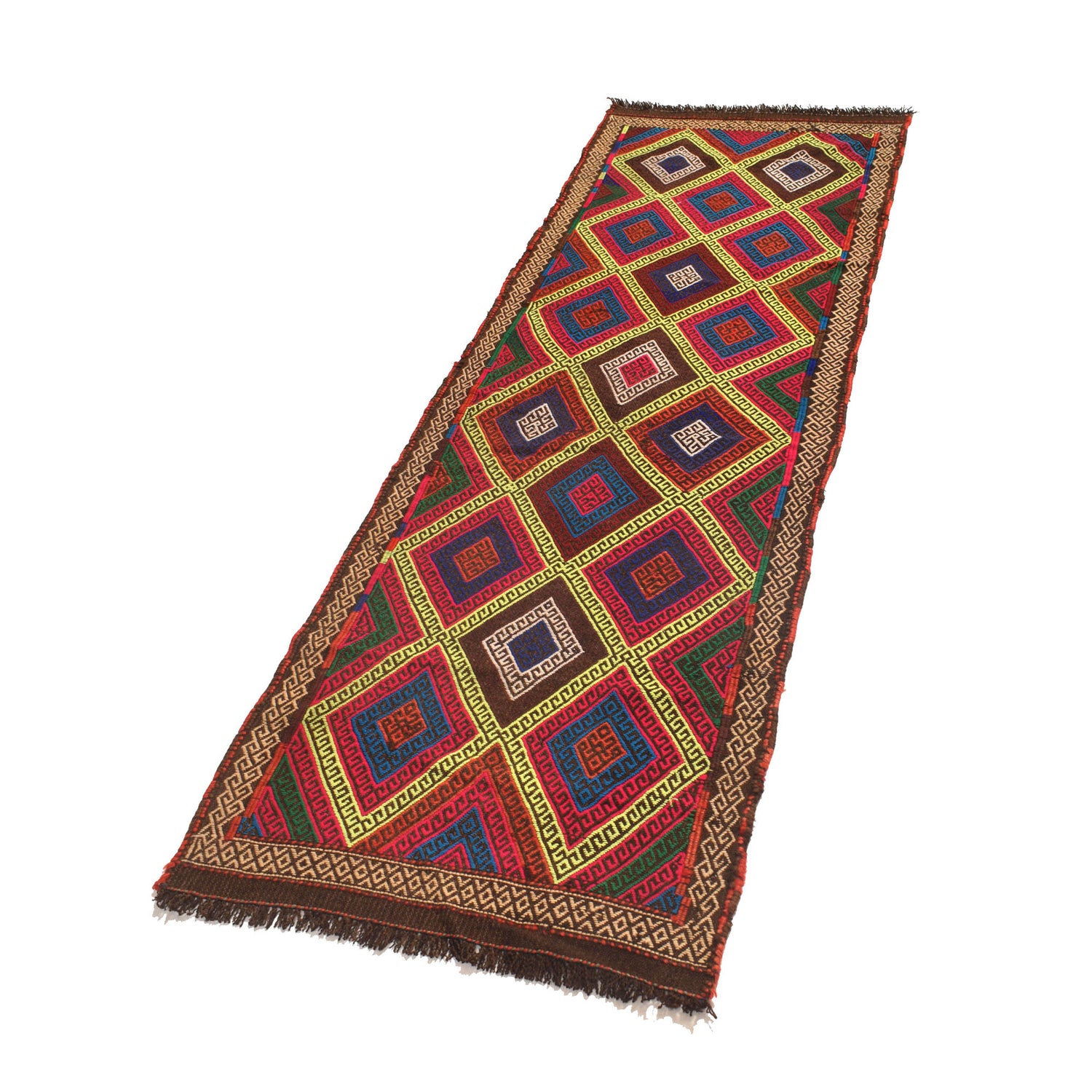 Suzuni Kilim Runner Handmade Multi 6' Runner