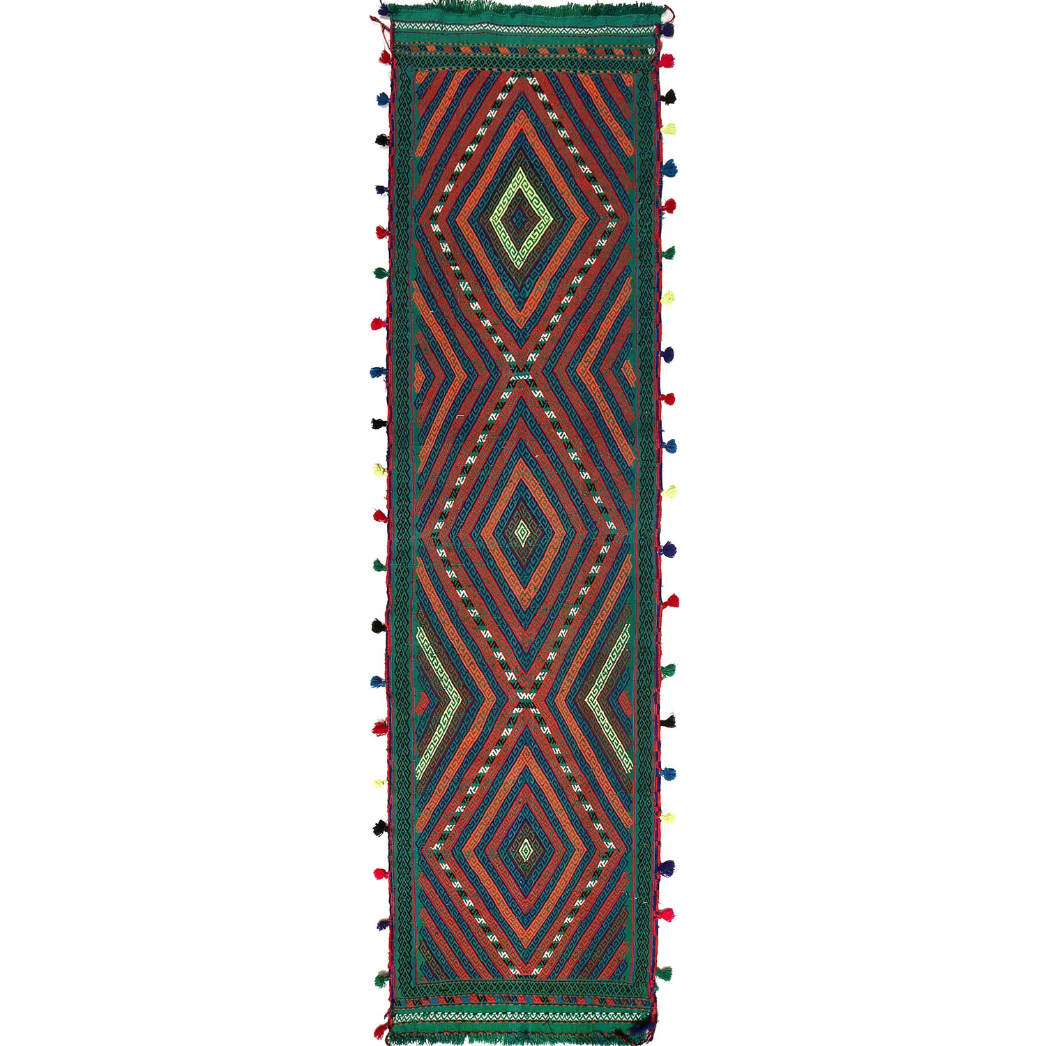 Suzuni Kilim Runner Handmade Multi 8' Runner
