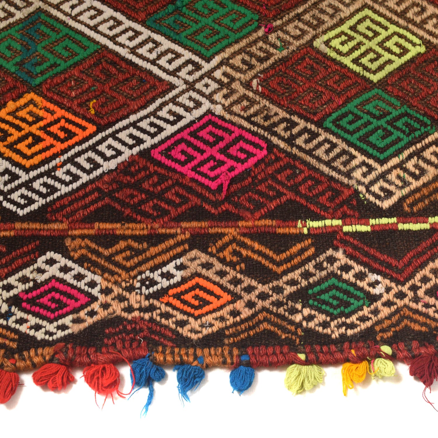 Suzuni Kilim Runner Handmade Multi 10' Runner