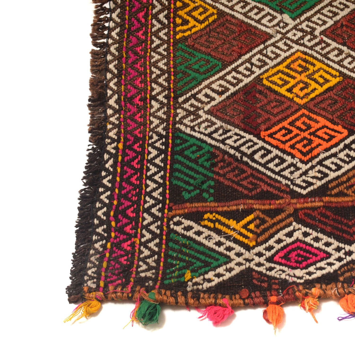 Suzuni Kilim Runner Handmade Multi 10' Runner