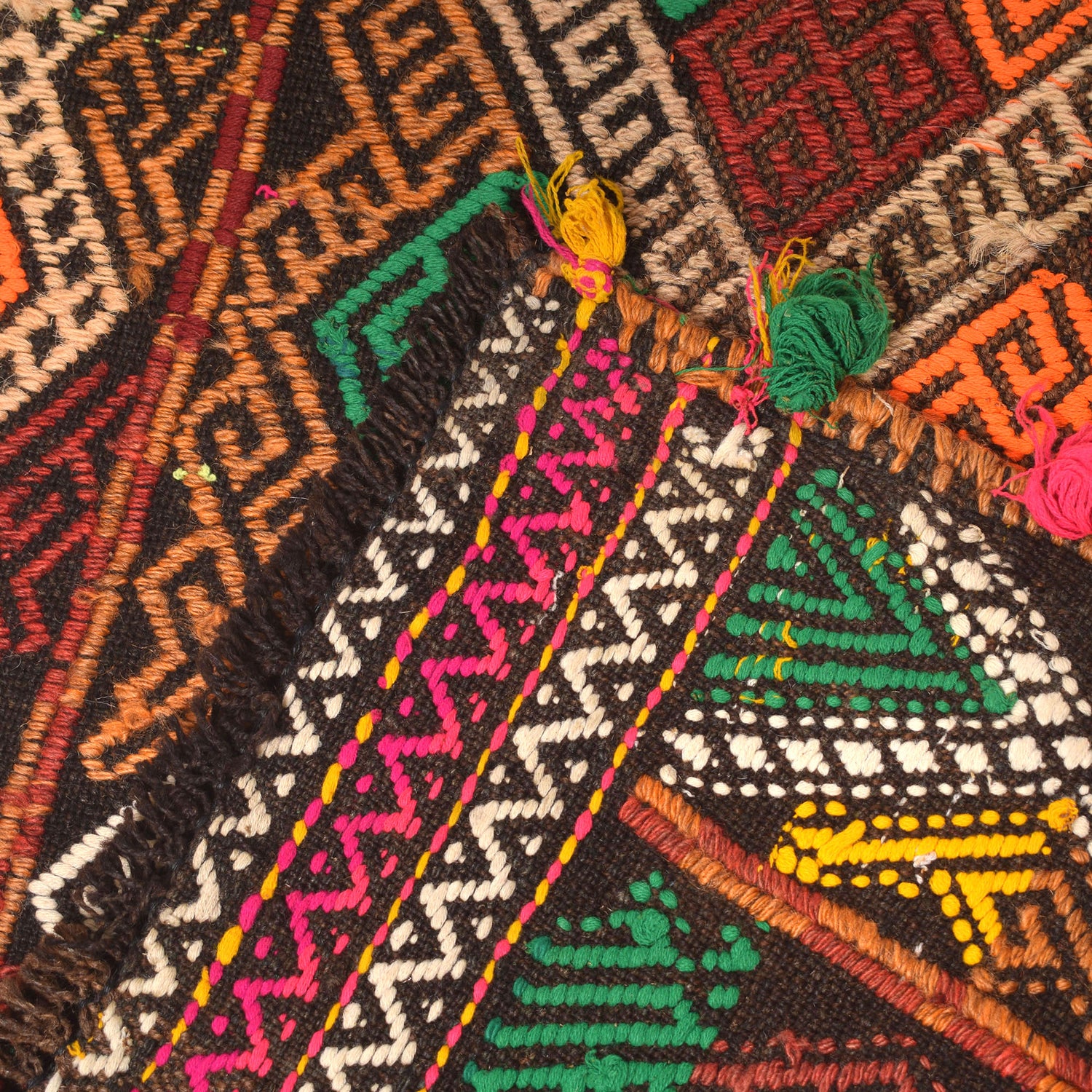 Suzuni Kilim Runner Handmade Multi 10' Runner
