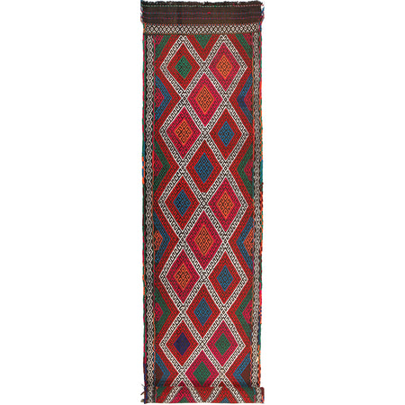 Suzuni Kilim Runner Handmade Multi 10' Runner