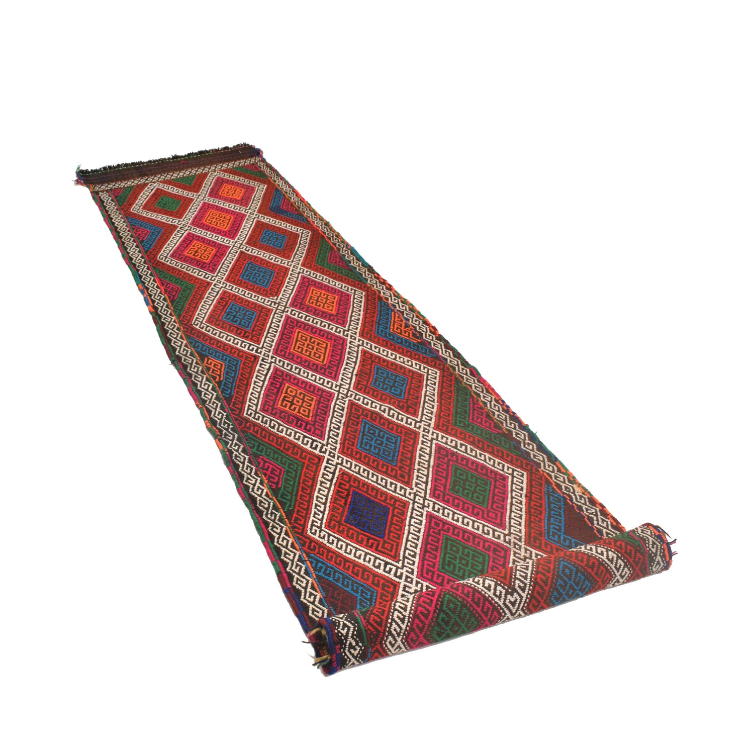 Suzuni Kilim Runner Handmade Multi 10' Runner
