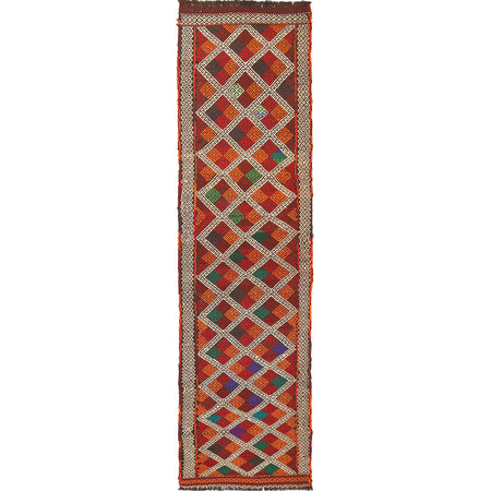 Suzuni Kilim Runner Handmade Multi 10' Runner