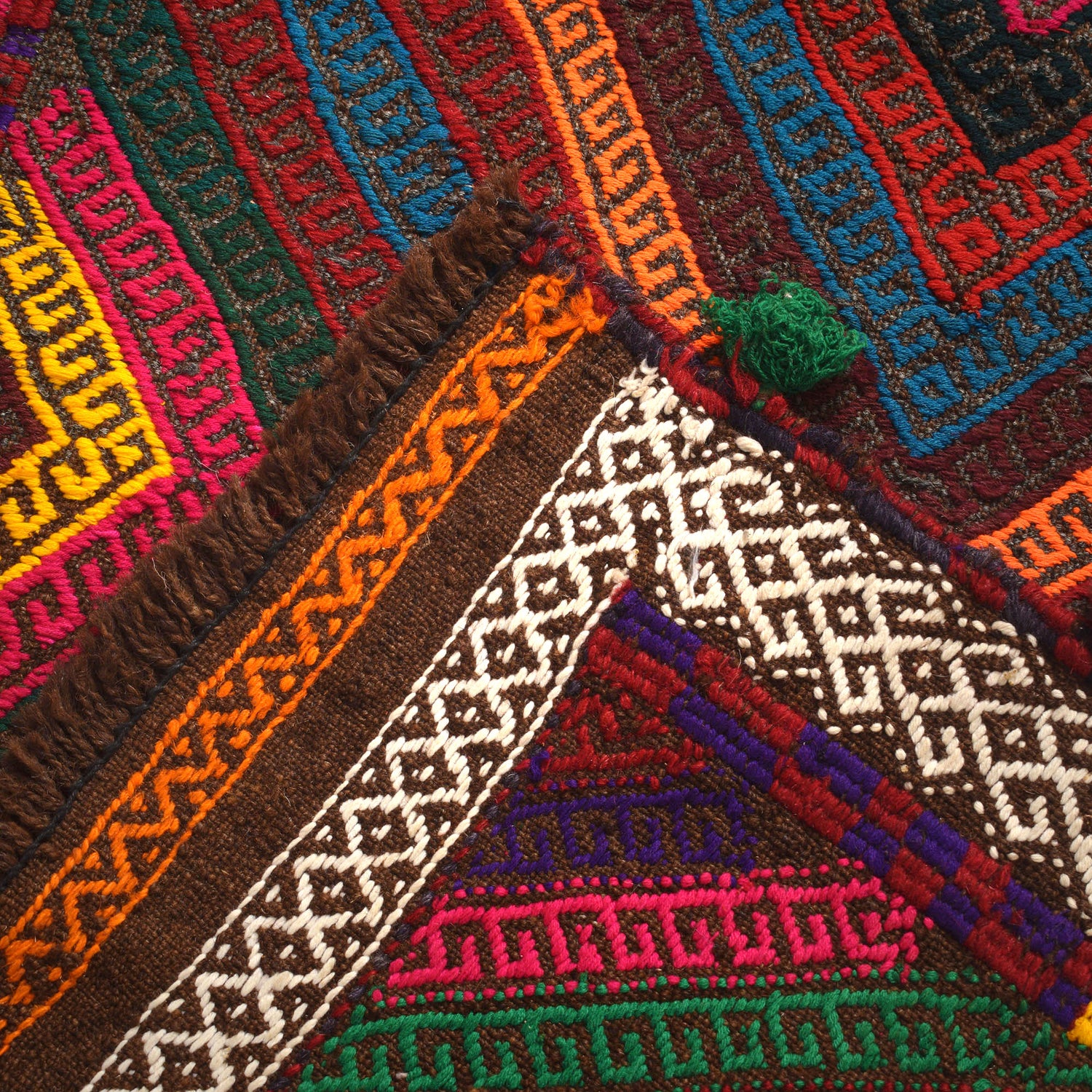 Suzuni Kilim Runner Handmade Multi 10' Runner