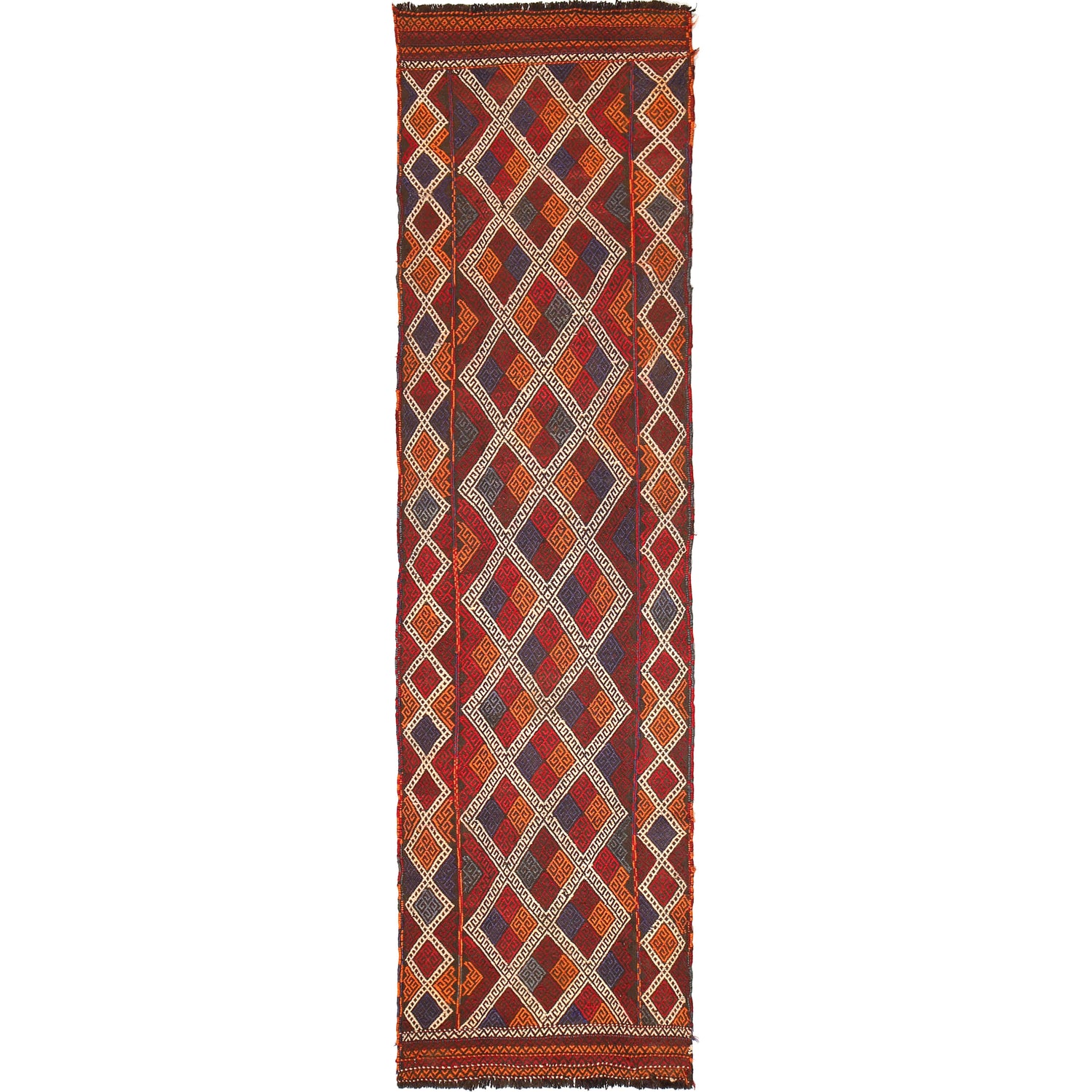 Suzuni Kilim Runner Handmade Multi 10' Runner
