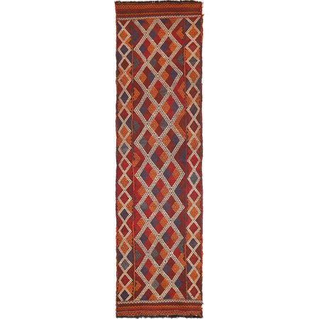 Suzuni Kilim Runner Handmade Multi 10' Runner
