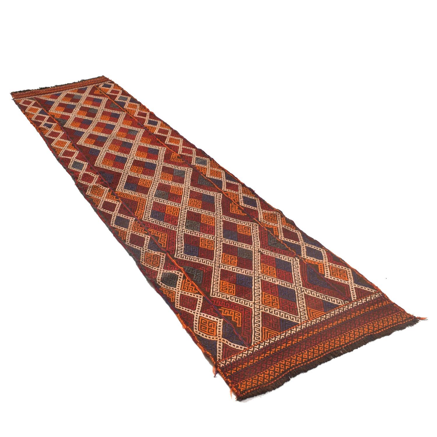 Suzuni Kilim Runner Handmade Multi 10' Runner
