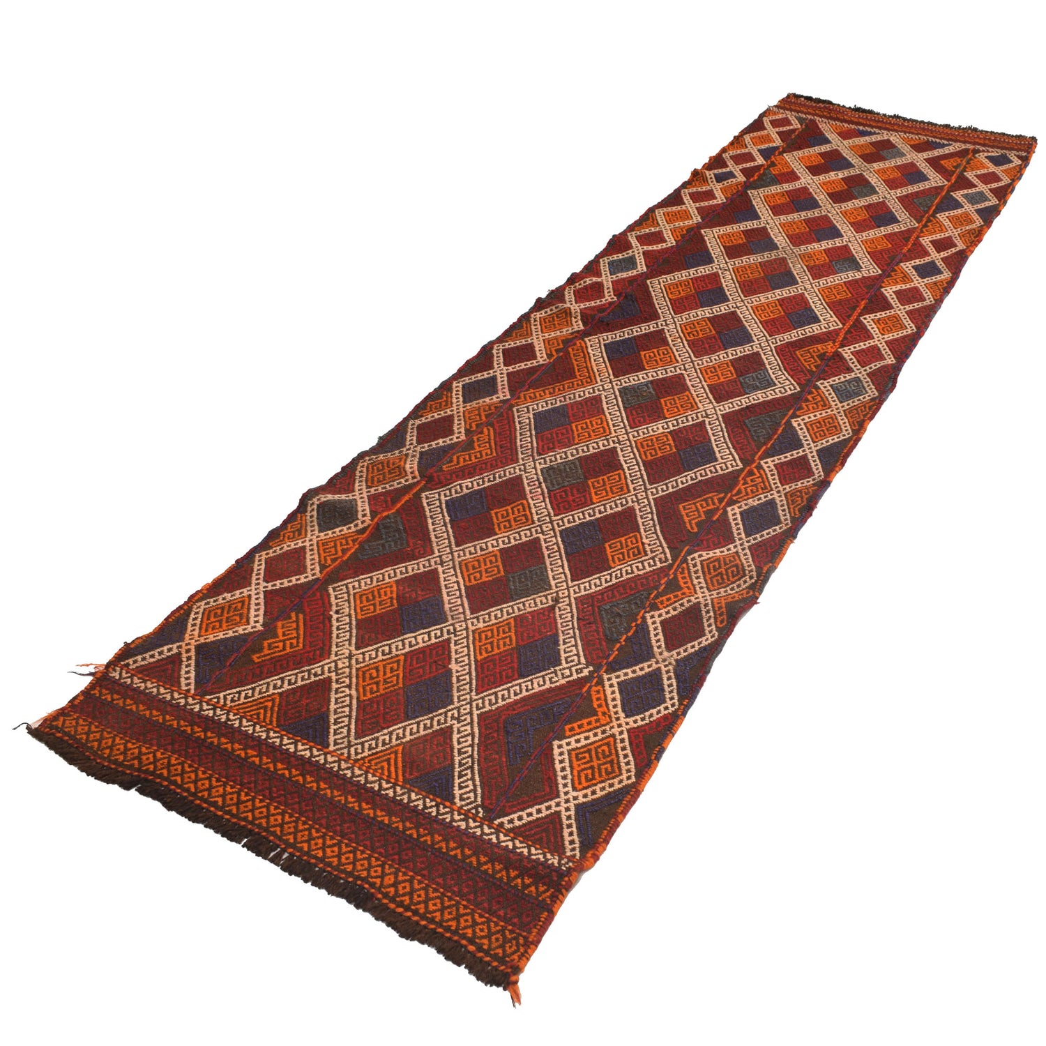 Suzuni Kilim Runner Handmade Multi 10' Runner