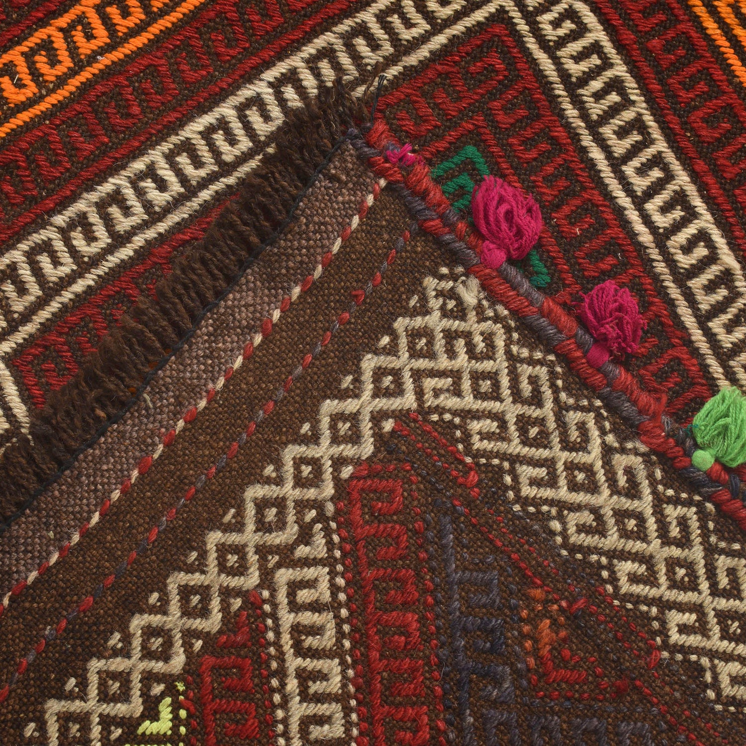 Suzuni Kilim Runner Handmade Multi 10' Runner
