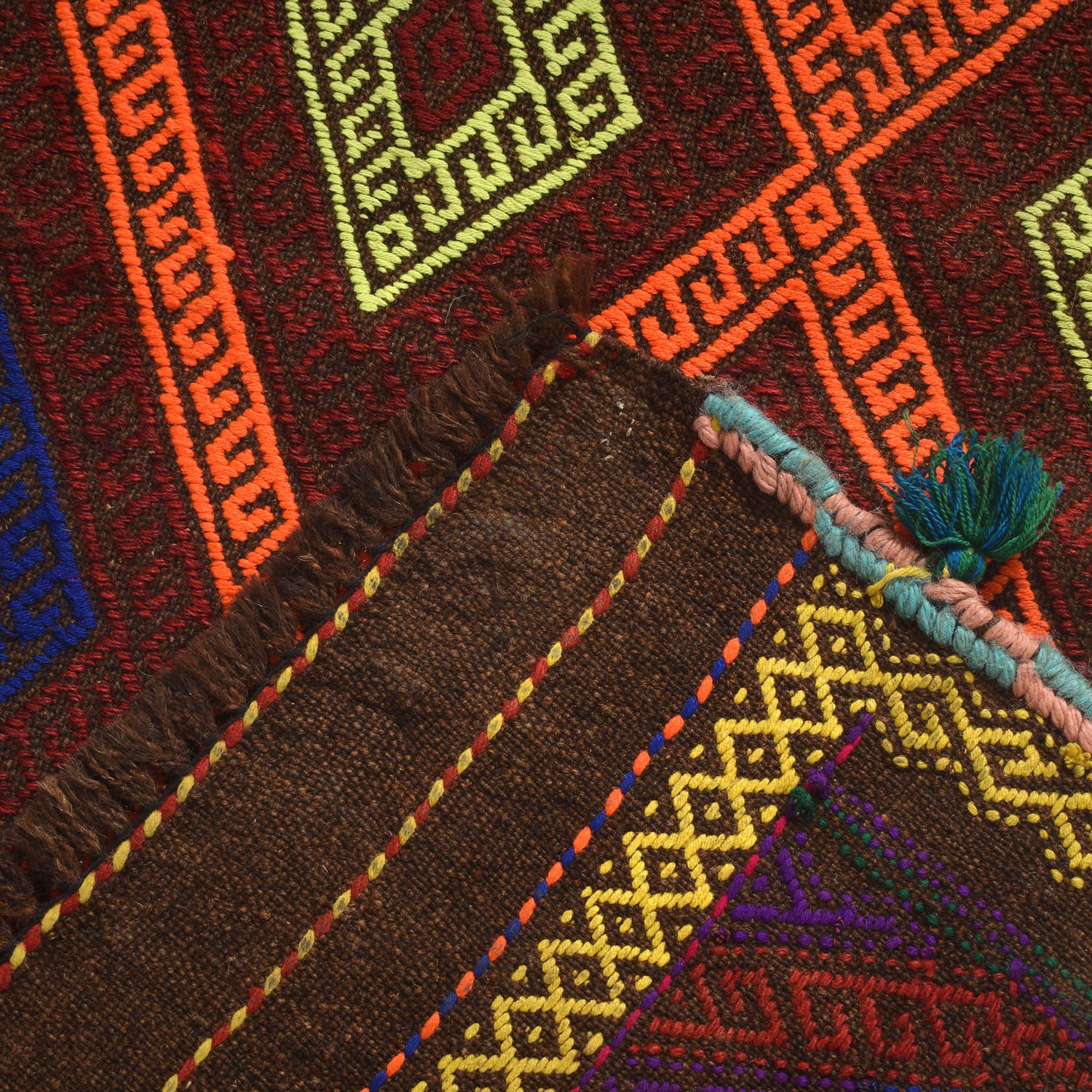 Suzuni Kilim Runner Handmade Multi 8' Runner