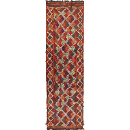 Suzuni Kilim Runner Handmade Multi 10' Runner