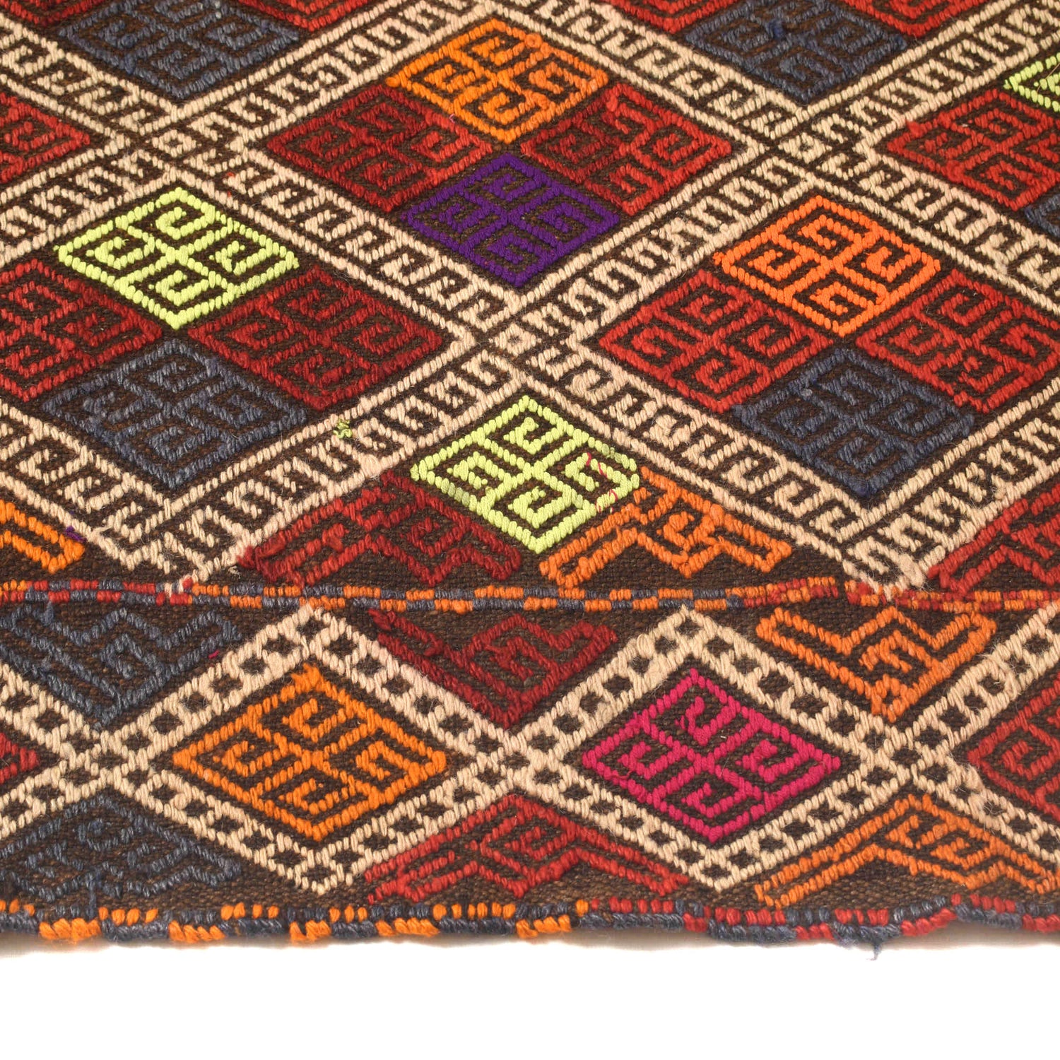 Suzuni Kilim Runner Handmade Multi 10' Runner