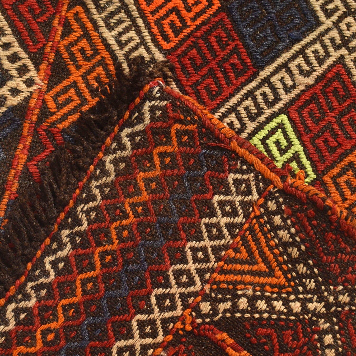 Suzuni Kilim Runner Handmade Multi 10' Runner