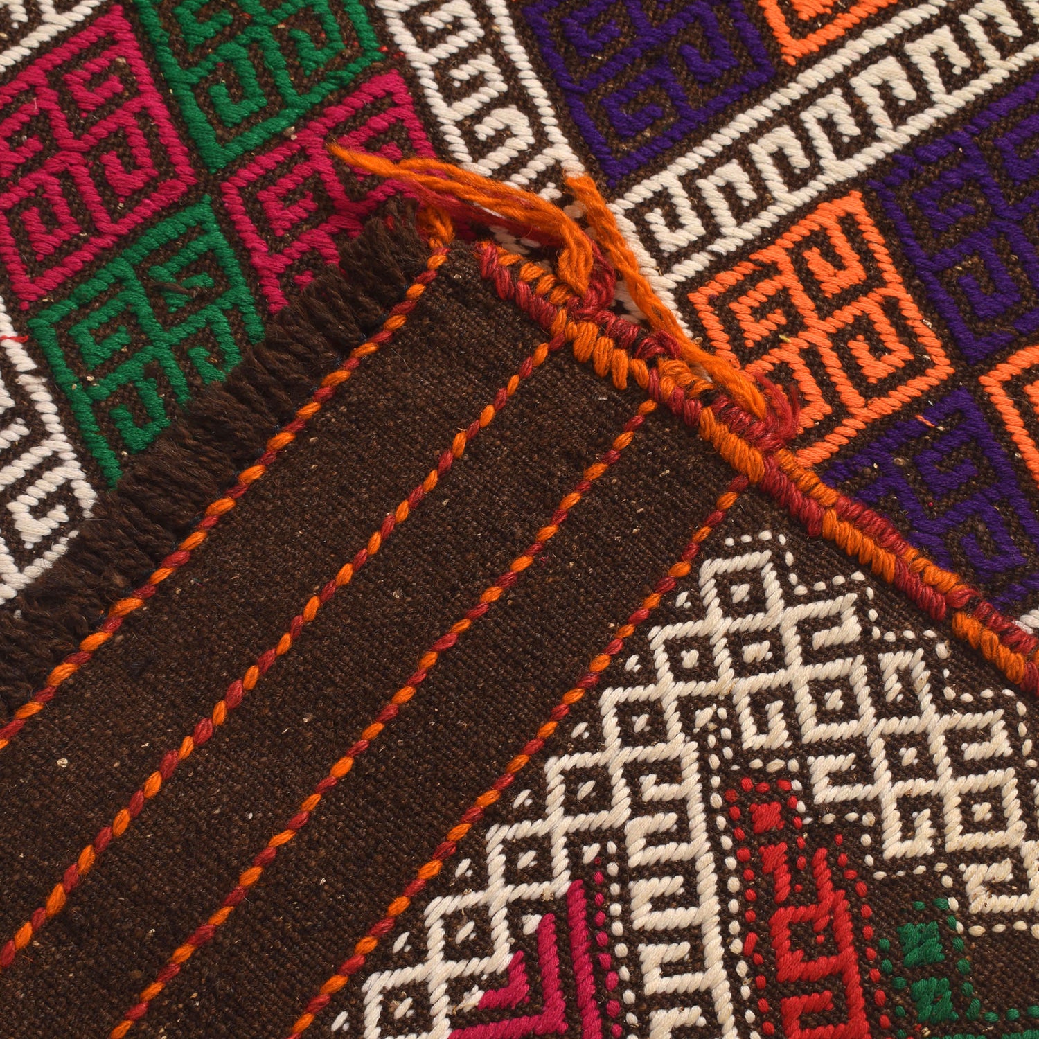 Suzuni Kilim Runner Handmade Multi 10' Runner