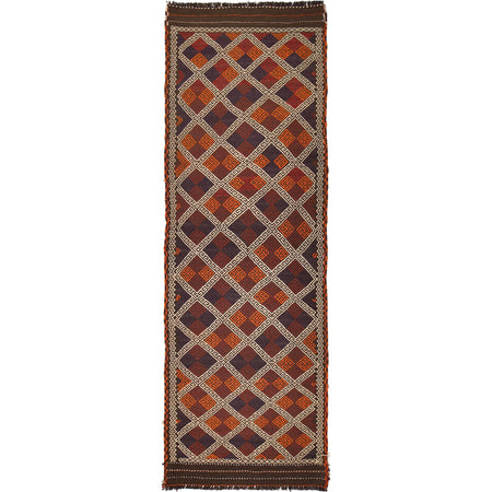 Suzuni Kilim Runner Handmade Multi 10' Runner