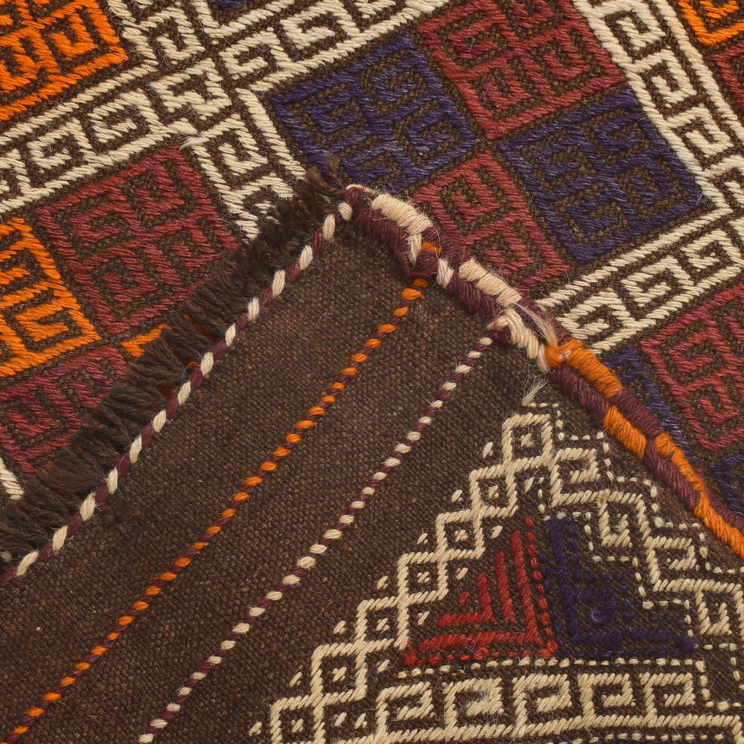 Suzuni Kilim Runner Handmade Multi 10' Runner