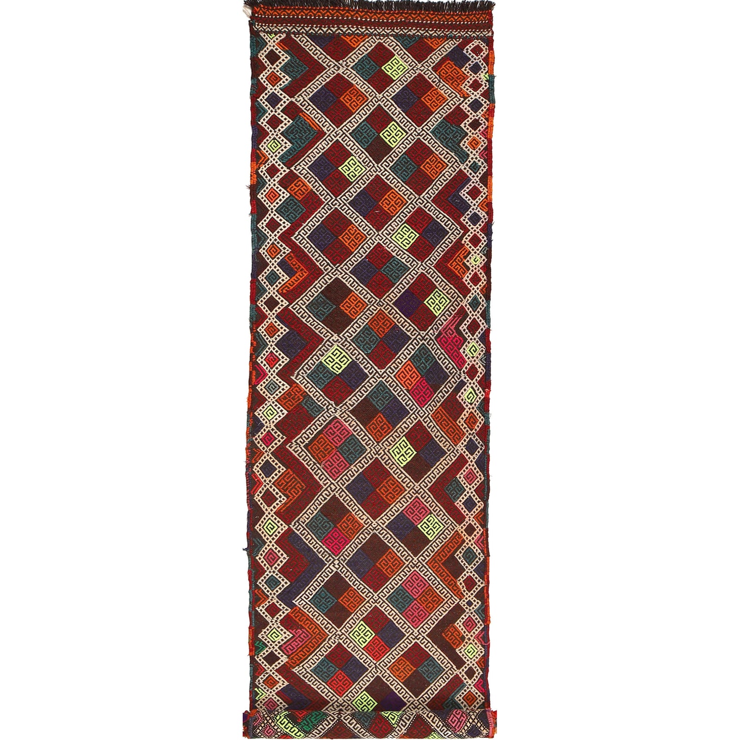 Suzuni Kilim Runner Handmade Multi 10' Runner