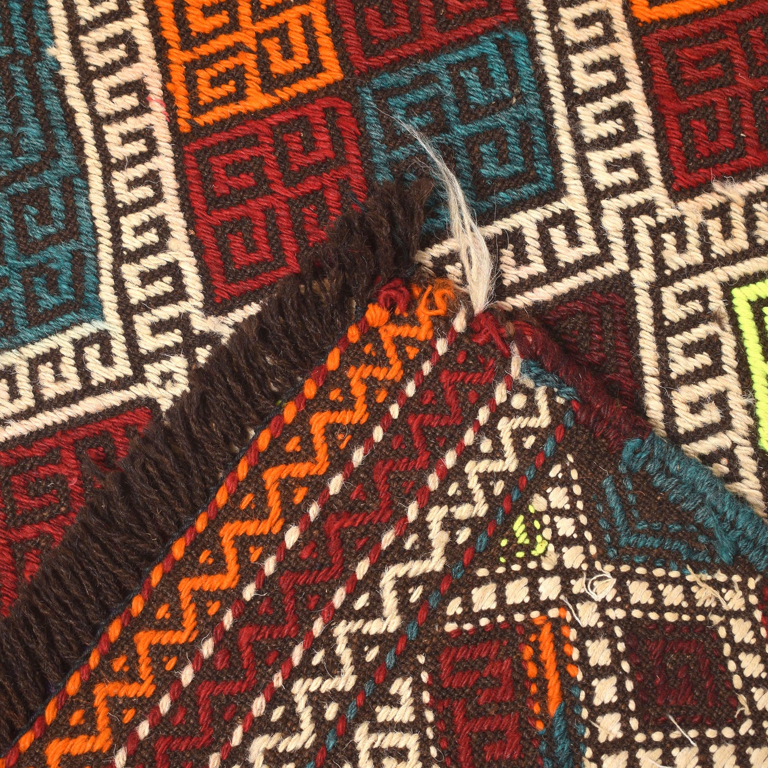 Suzuni Kilim Runner Handmade Multi 10' Runner