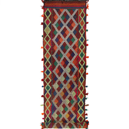 Suzuni Kilim Runner Handmade Multi 10' Runner