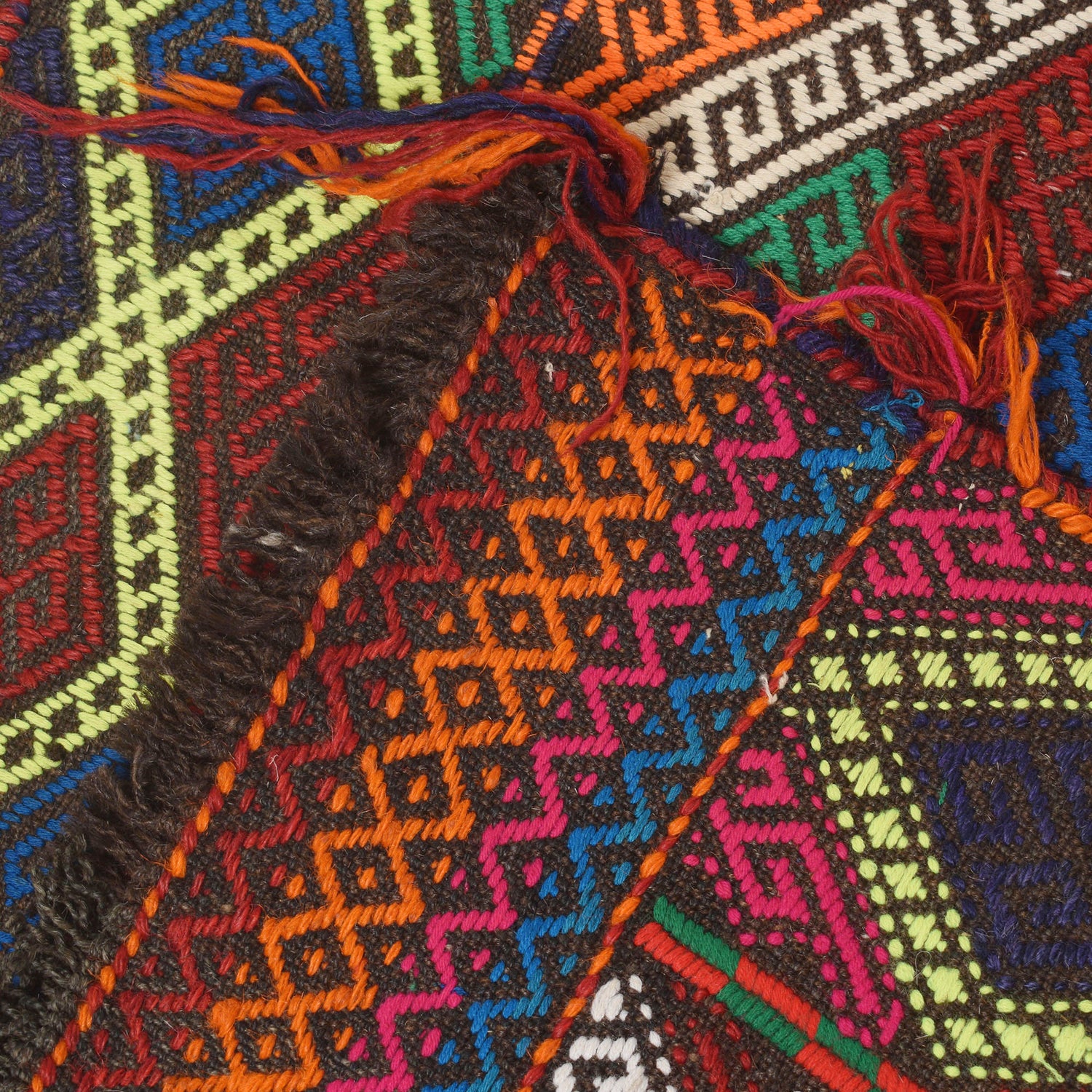 Suzuni Kilim Runner Handmade Multi 10' Runner