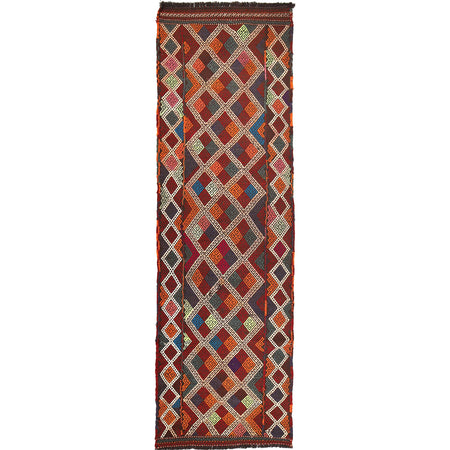 Suzuni Kilim Runner Handmade Multi 8' Runner
