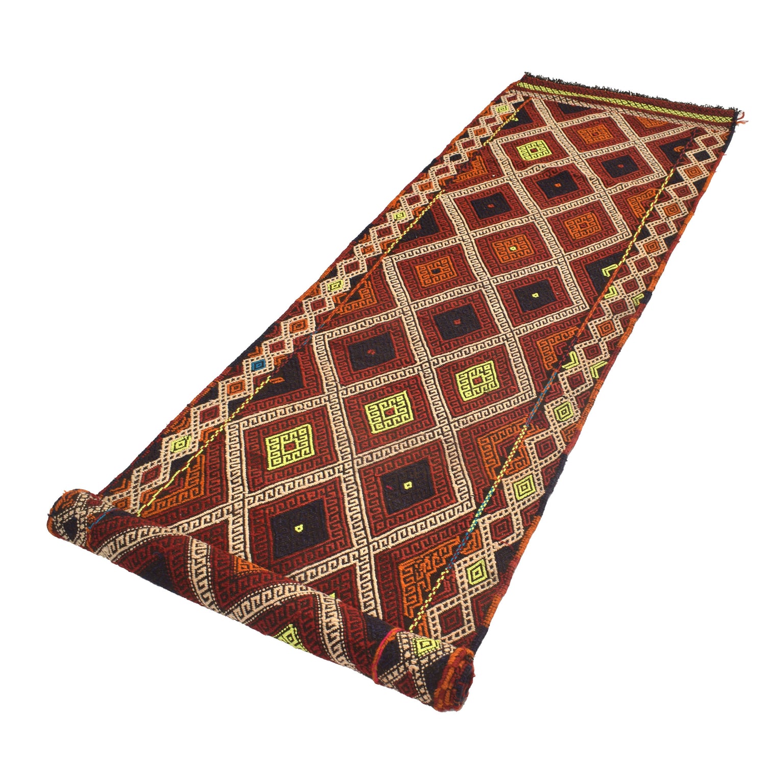 Suzuni Kilim Runner Handmade Multi 10' Runner