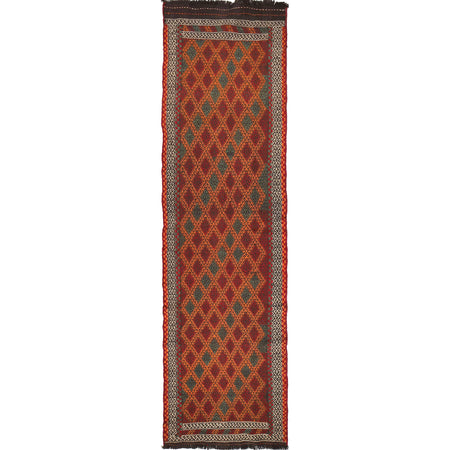 Suzuni Kilim Runner Handmade Multi 10' Runner