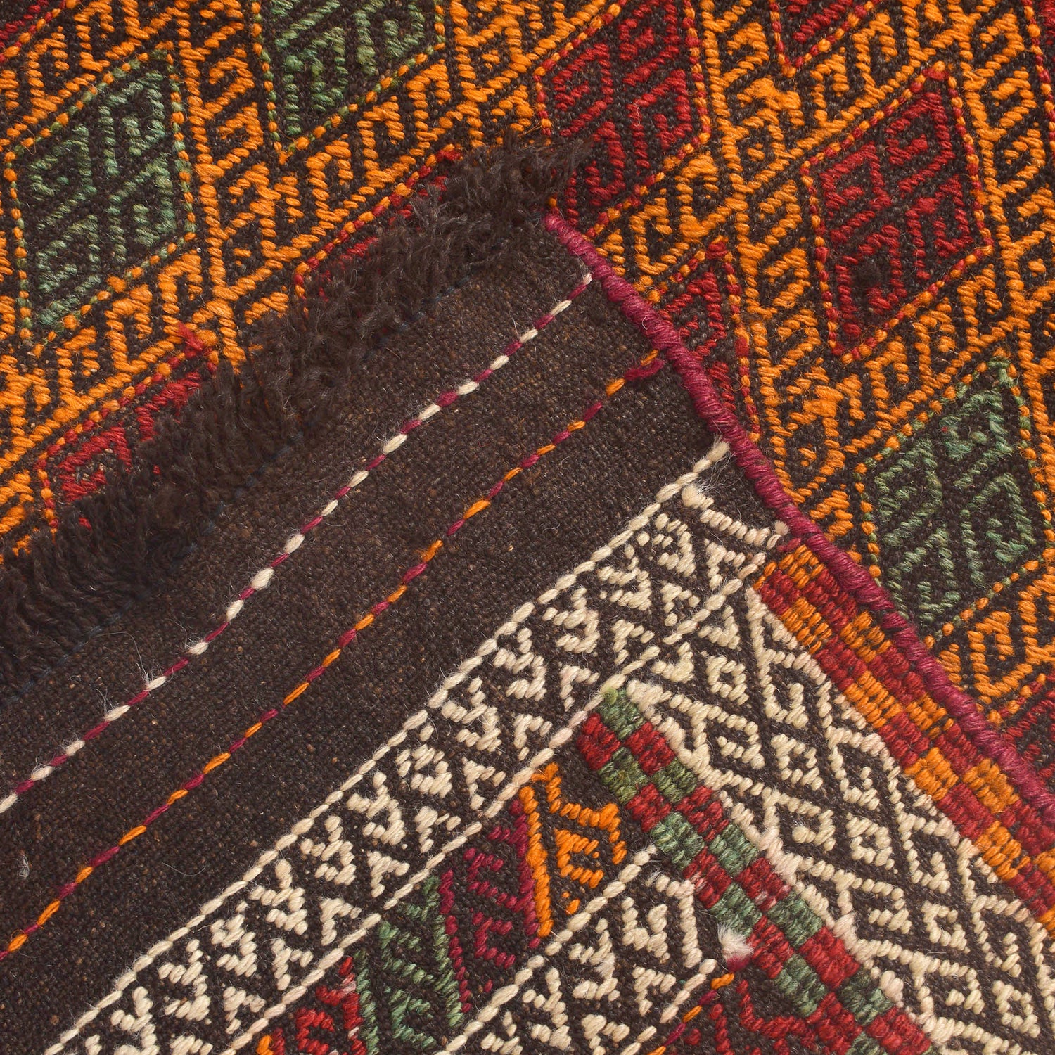 Suzuni Kilim Runner Handmade Multi 10' Runner