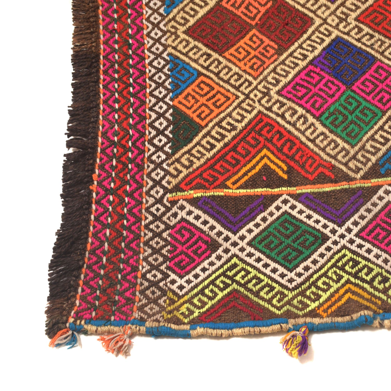 Suzuni Kilim Runner Handmade Multi 8' Runner