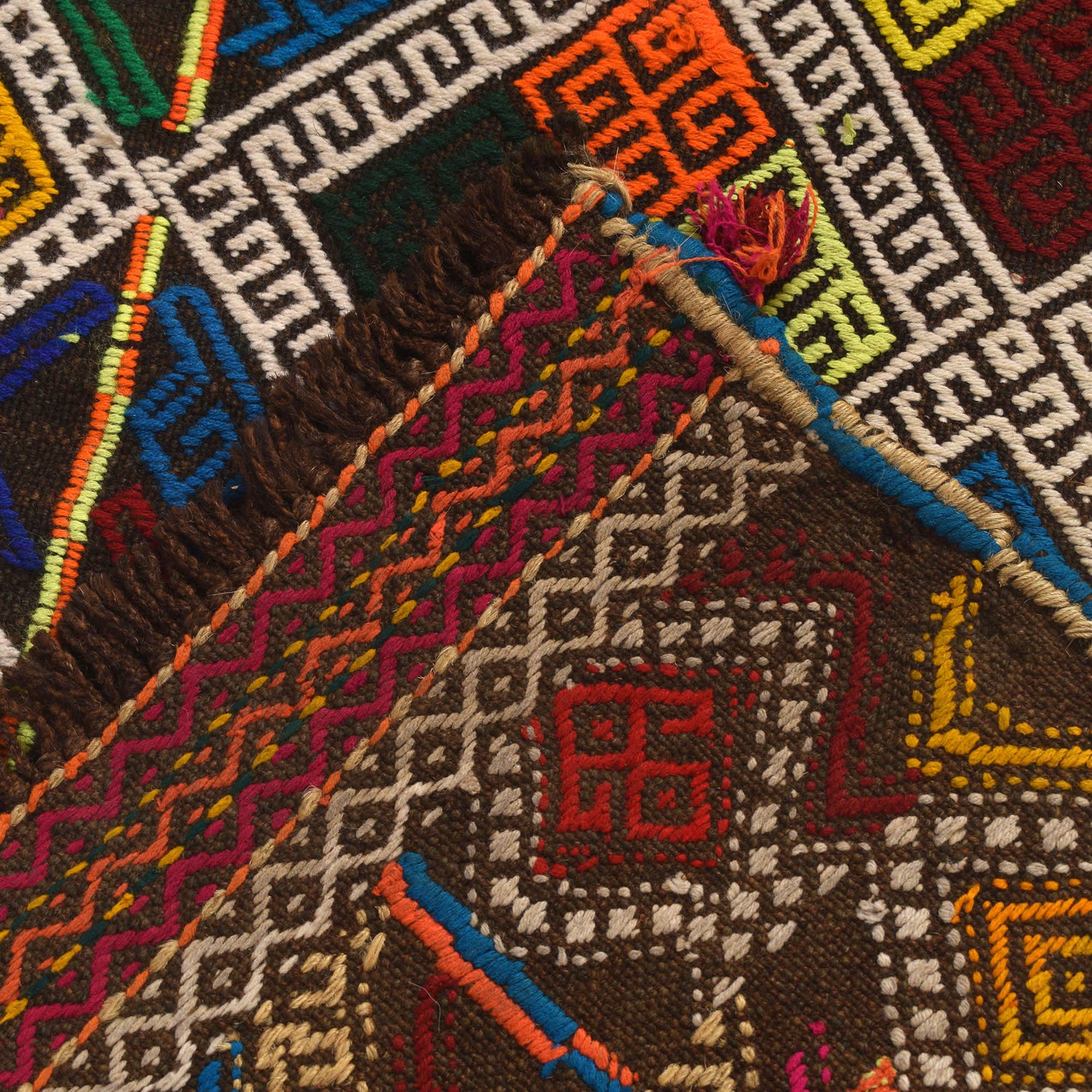 Suzuni Kilim Runner Handmade Multi 8' Runner