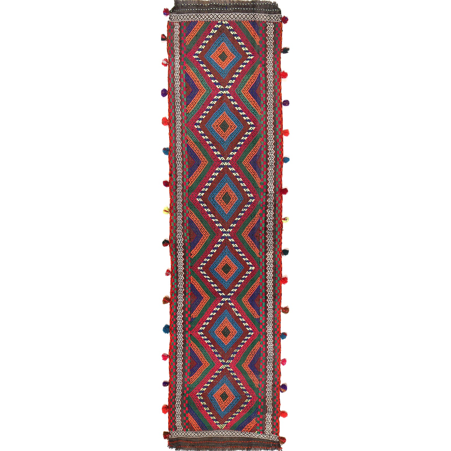 Suzuni Kilim Runner Handmade Multi 10' Runner