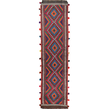 Suzuni Kilim Runner Handmade Multi 10' Runner