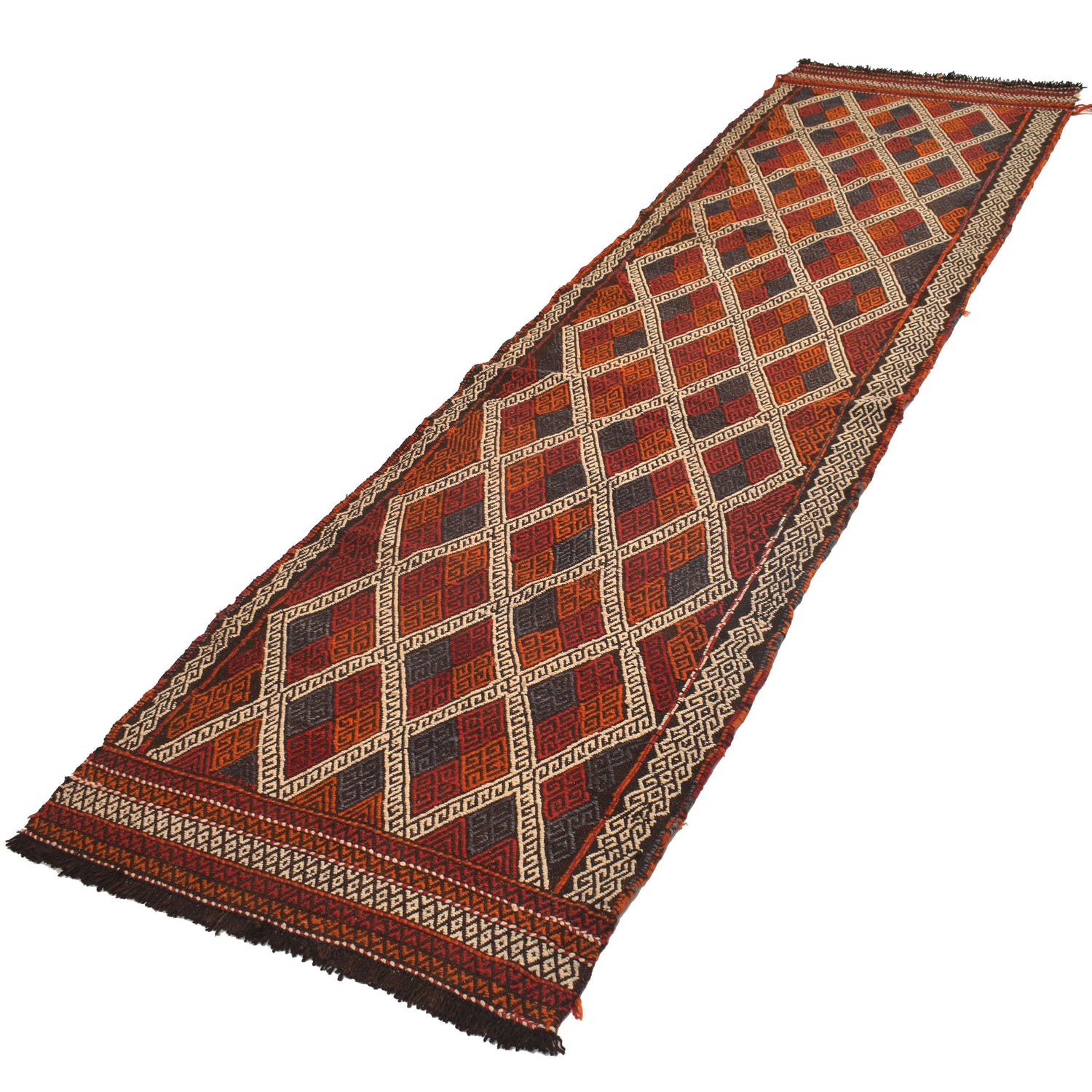Suzuni Kilim Runner Handmade Multi 10' Runner