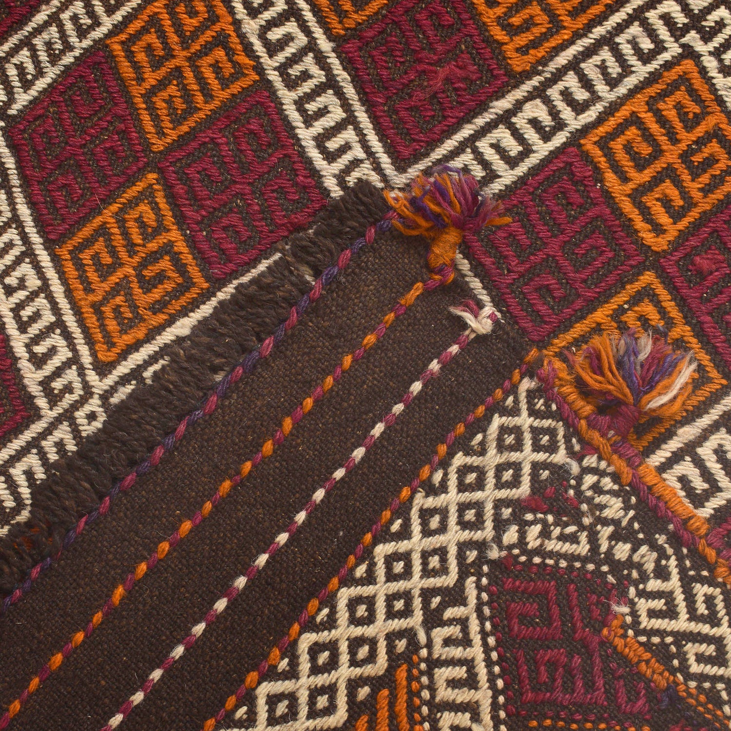 Suzuni Kilim Runner Handmade Multi 8' Runner