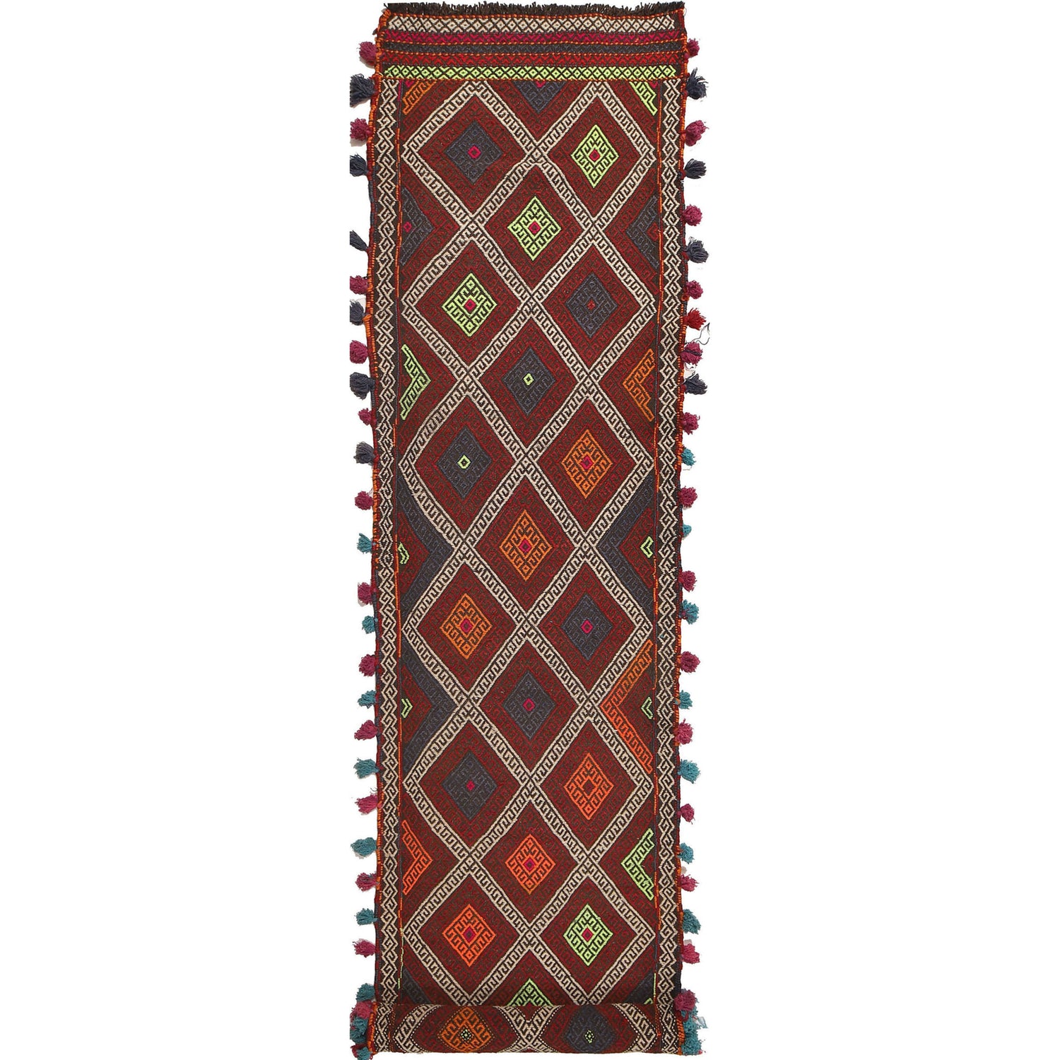 Suzuni Kilim Runner Handmade Multi 10' Runner