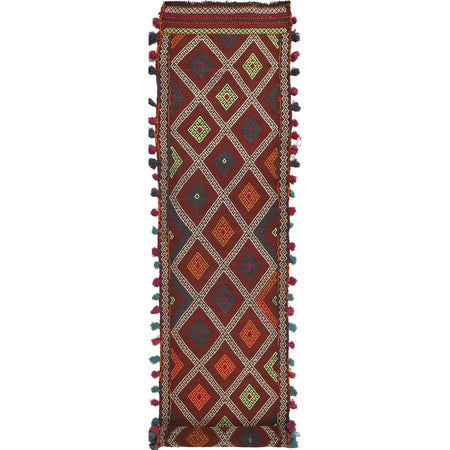 Suzuni Kilim Runner Handmade Multi 10' Runner