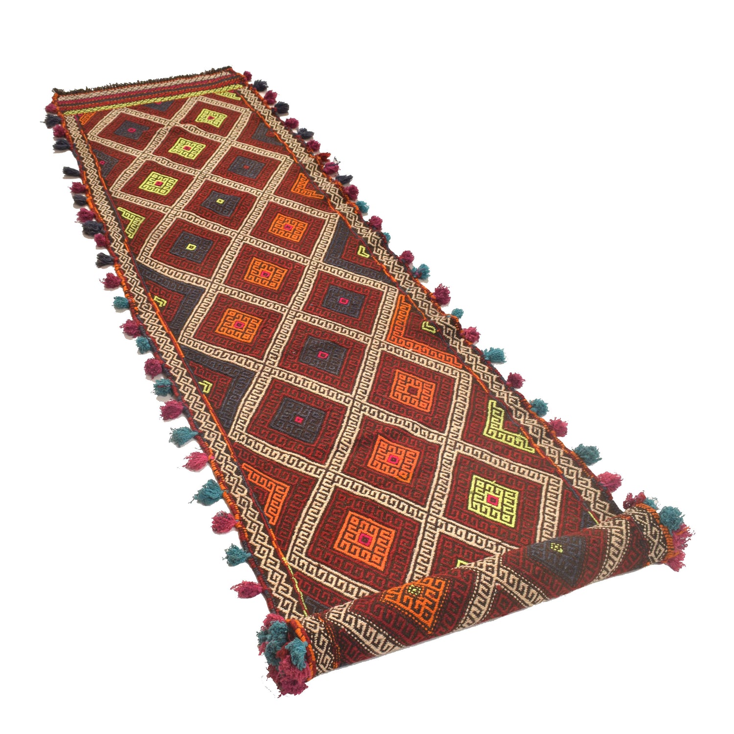 Suzuni Kilim Runner Handmade Multi 10' Runner