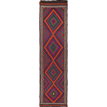 Suzuni Kilim Runner Handmade Multi 10' Runner